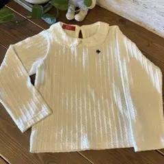 POLO ・カイタックファミリー　ホワイト 長袖カットソー110