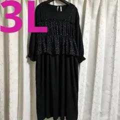 vanilla studio しまむら 大きいサイズ 3L.4Lロングワンピース