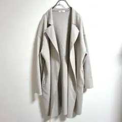 INGNI イング　ニットロングカーディガン　コート　ベージュ　サイズM