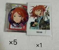 あんスタ 葵ゆうた 缶バッジ×5 ぱしゃっつ