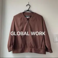 GLOBAL WORK 薄手ジャンパー ブルゾン 春物アウター
