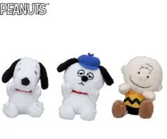 全３種SNOOPYスヌーピーひょこぴょこぬいぐるみpeanutsオラフチャーリー