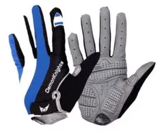 【新品】Demon Knights 自転車用グローブ Lサイズ グレー/青