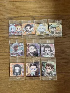 鬼滅の刃ウエハースシール10枚セット