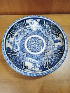 染付 大皿 飾り皿 松竹梅文様 木箱付き 染付 大皿 飾り皿 松竹梅文様 木箱付き - メルカリ