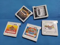 3DS　妖怪ウォッチ 3本セット+進撃1+2のおまけ2本(全部ソフトのみ)