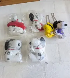 レトロ　スヌーピー クリップ　マグネット　ぬいぐるみ　キーホルダー