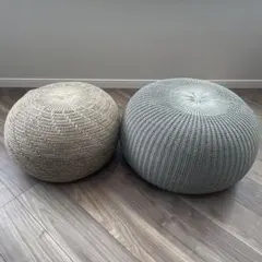 IKEA SANDARED サンダレード　45cm 55cm セット　状態良い SANDARED サンダレード プーフ, ベージュ - IKEA