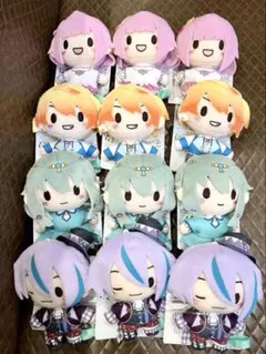 プロセカ　ふわぷちマスコット　ぬいぐるみ　ワンダショ　12体セット