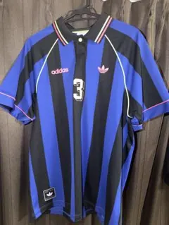 【新品】adidas Originals ジャカードストライプゲームシャツのサムネイル