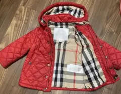 Burberryバーバリーキッズ中綿キルティングダウンジャケットコート