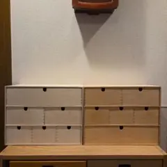 iKEA 廃盤FORHOJA 木製 5連 引き出し 収納ラック ナチュラル - メルカリ