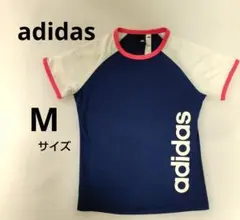adidas 半袖Tシャツ ネイビー Mサイズ