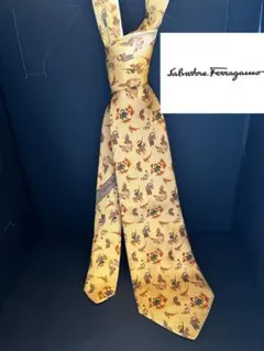 ★オシャレ！Salvatore Ferragamo シルクネクタイ