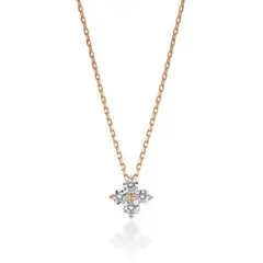 スタージュエリー BRIGHTEST STAR ローズゴールド ダイヤネックレス