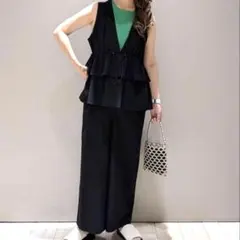 美品✨即完✨LEPSIMレプシィム ドッキングオールインワン ブラックのサムネイル