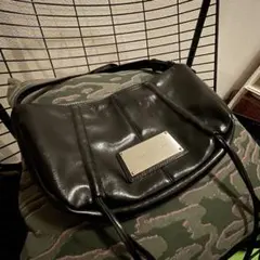 Matin Kim HALF SHIRRING RIBBON ROUND BAG