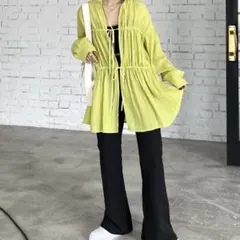 ページボーイ　フロントリボンチュニックブラウスのサムネイル