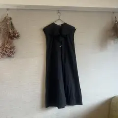 《未使用訳あり》relume☆ビッグカラー2WAYワンピース ブラック