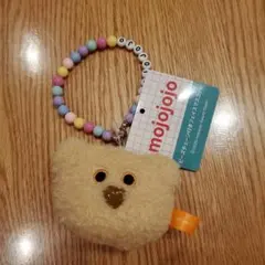 mojojojo ビーズチェーン付きフェイスマスコット　くま