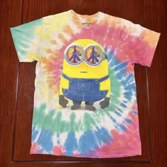 ミニオンズ タイダイTシャツ M ヒッピー Y2K 古着風 怪盗グルー キャラのサムネイル