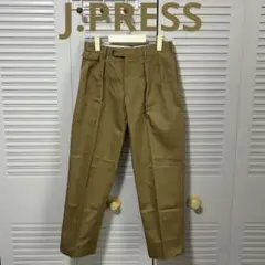 J.PRESS ツータック チノパンツ スラックス ベージュ ジェイプレスのサムネイル