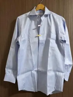 【クリーニング済】ドレスシャツ　グリーンレーベルリラクシング