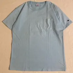チャンピオン　champion メンズ　ヘビーウェイトTシャツ　M 水色