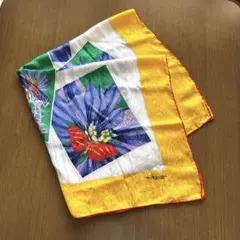 美品✨Cartie カルティエ シルク 大判スカーフ イタリア製 宝石柄