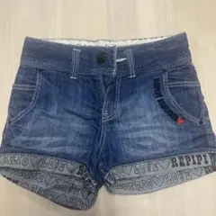 レピピ　デニムショートパンツ　Sサイズ