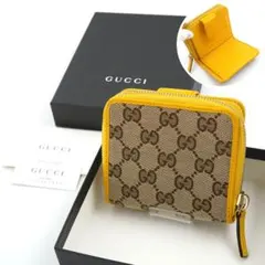 ✨未使用展示品・箱付き✨　GUCCI ミニ財布　GGライン　インターロッキング