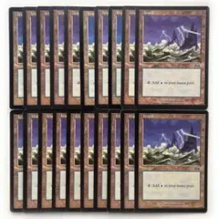 MTG 冠雪の平地 KHM 英語19枚セット - メルカリ