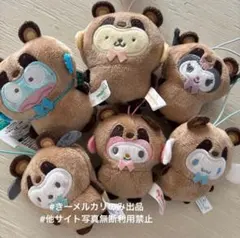 サンリオキャラクターズ どうぶつ着ぐるみマスコット たぬき編　全種類