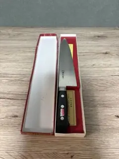 兼常作 モリブデン鋼AUS-10 口金付黒合板柄 牛刀270mm 本刃付 - メルカリ