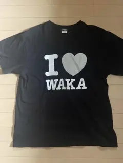 I LOVE WAKA Tシャツ ブラック M MIKADO
