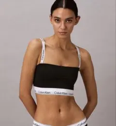 新品タグ付 カルバンクライン JENNIE着用☆ライトリーラインバンドゥ S