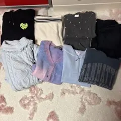 子供服女の子トップス＆ボトムスセット8点まとめ売り