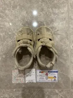 IFME CALIN サンダル ウォーターシューズ ベージュ リボン レース