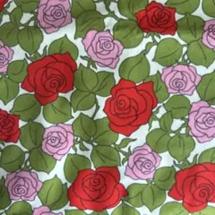 こばやし　う早この布　フランスのバラ　赤