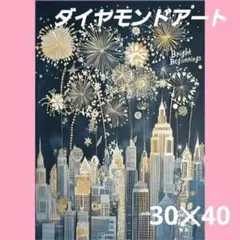 【A1247】ダイヤモンドアート　30×40cmラウンド✱のサムネイル