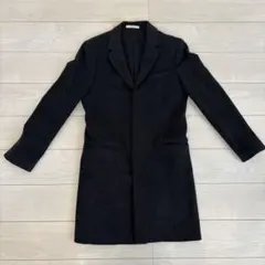 CLUB MONACO ダークグレー チェスターコート（カシミヤ・ウール混紡）