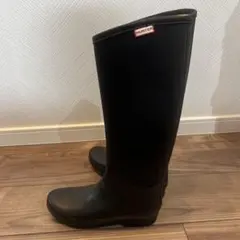 HUNTER ブラック 長靴 スリムフィット24センチブラック完売商品