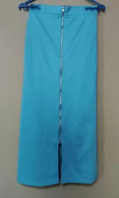 【chocol raffine robe】水色 ジップアップ タイトスカートのサムネイル