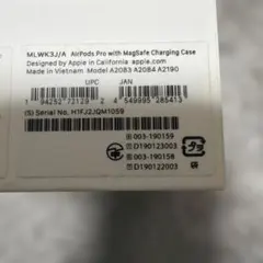 【中古】AirPods pro A2190※左充電不良