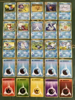 ポケモンカード 水タイプ25枚セット