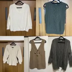 ニット　5点まとめ売り