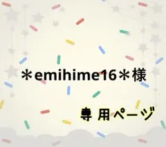＊emihime16＊様☆専用ページ