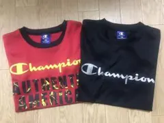 美品2枚セットチャンピオンドライTシャツ