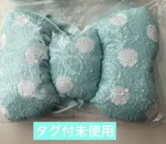 ディズニー　ミニー　スパンコール　リボンショルダーバッグ