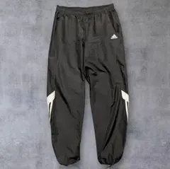 アディダス ワイドトラックパンツ y2k テック ブラック　ユニセックス